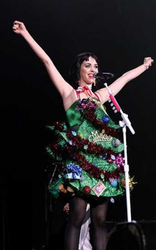 Katy Perry Christmas Tree Dress