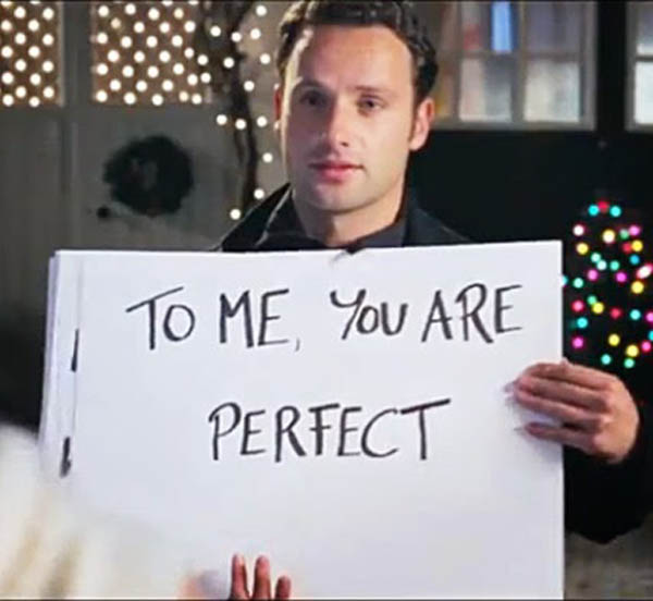 Love Actually To Me You Are Perfect